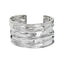 wide silver cuff for women girls