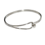 Womens Silver Bangle | Sterling Silver Plain Bangle