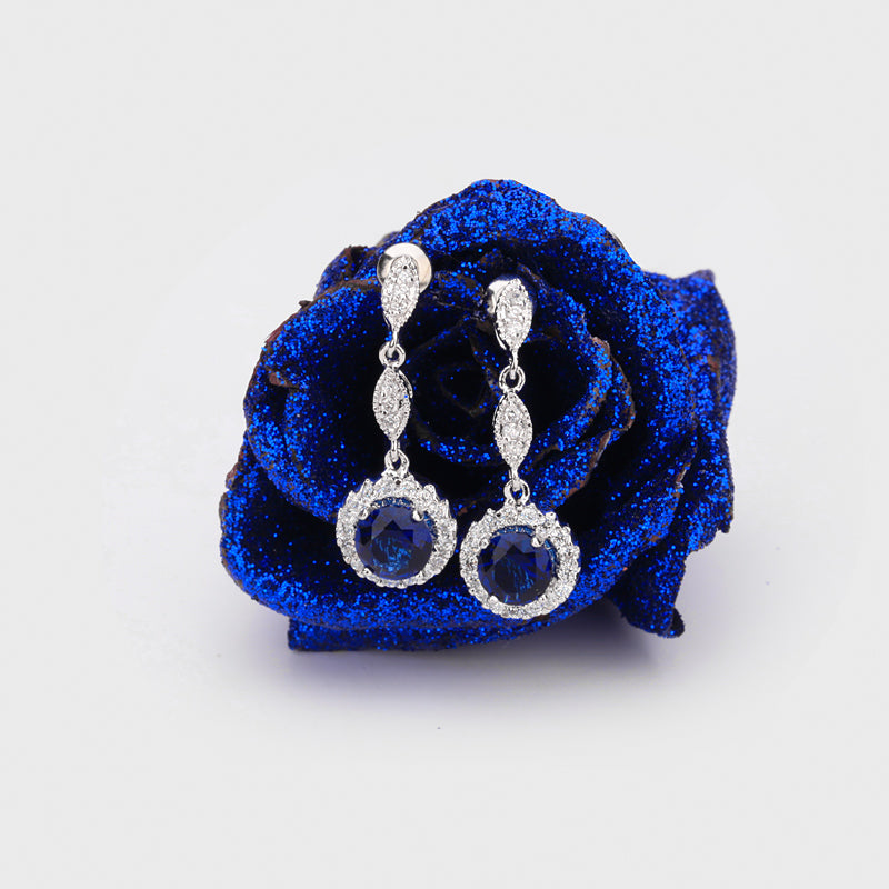 Blue Diamond earrinsg for girls