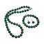 green agate gemstone necklace bracelet and earrings for women and girl