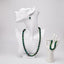 green agate gemstone necklace bracelet and earrings for women and girl