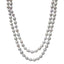 Classic 7-8mm Rice Shape Pearl Necklace For Women 120cm Long