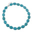 Blue Turquoise Gemstone Beaded Necklace For Women