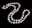 white purple pink pearl necklace multicolor