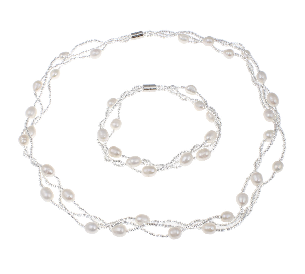 pearl necklace bracelet