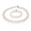 7mm Pearl Double Row Necklace and bracelet for women