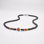 Handmade Men's Natural Black/Brown Tiger's Eye Gemstone beaded Necklace