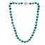 Womens Blue Gemstone Turquoise Necklace