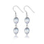 Dangle Drop Grey Pearl Earrings