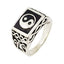 Sterling Silver Yin Yang Symbol Ring For Men