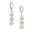 womens pearl earrings white - uk