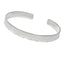 Hammered Bangle Bracelet for Women and Girls | Timeless Elegance: 7mm Solid Silver Bangle