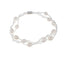 Womens Multi-strand White Pearl Bracelet