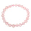 8mm Pink Rose Quartz Gemstone Bracelet