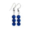 Blue Agate Dangle Earrings