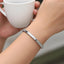 solid silver bangle for women gift for her