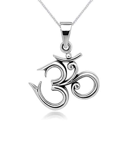Silver Om Pendant for women