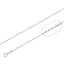 Dainty 925 Sterling Silver Beaded Necklace | Choker Stack/Layering Necklace for Women and Girls Length from 16-26IN