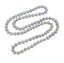 grey pearl necklace long