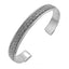 Sterling Silver 10mm Celtic Braided Bangle Bracelet For Men And Women