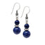 handmade blue lapis earrings for women