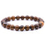 Natural Gemstone Beaded Stretchy Bracelet for men women