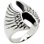  Sterling Silver Eagle Wings Ring for Men