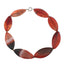 Handmade chunky Agate Gemstone Necklace For Women red