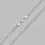 925 Sterling Silver Chain For Men and Women 6mm Rombo Design