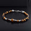 Handmade Natural Gemstone Bracelet Adjusable Beaded Bracelet for Men and Women