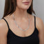 womens silver necklace