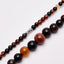 womens handmade gemstone necklace red