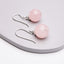 Rose Quartz Dangle Drop Earrings