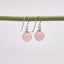 womens handmade gemstone earrings ball drop