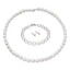 7-8mm Rice Shape Pearl Necklace, Bracelet and Earring Set for Women