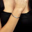 Women’s Handcrafted 925 Sterling Silver Plain Cuff Bangle – 5mm