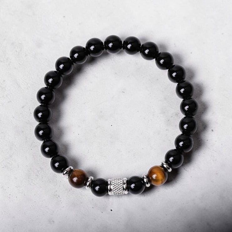 tiger's eye gemstone bracelet for men