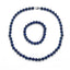 Women’s Handmade Lapis Lazuli Necklace & Bracelet Set – 8mm