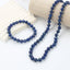 Women’s Handmade Lapis Lazuli Necklace & Bracelet Set – 8mm