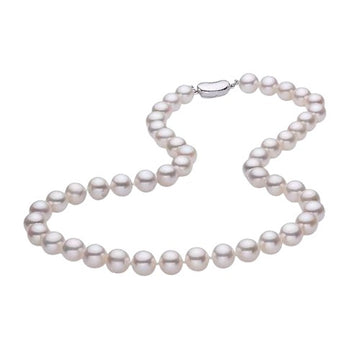 8-9mm AA Grade Hand-Knotted  Freshwater Pearl Necklace for Women