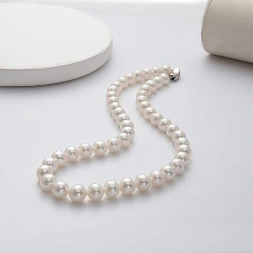 8-9mm AA Grade Hand-Knotted  Freshwater Pearl Necklace for Women