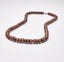  Handmade Men's Rondelle Jasper Gemstone Beaded Necklace