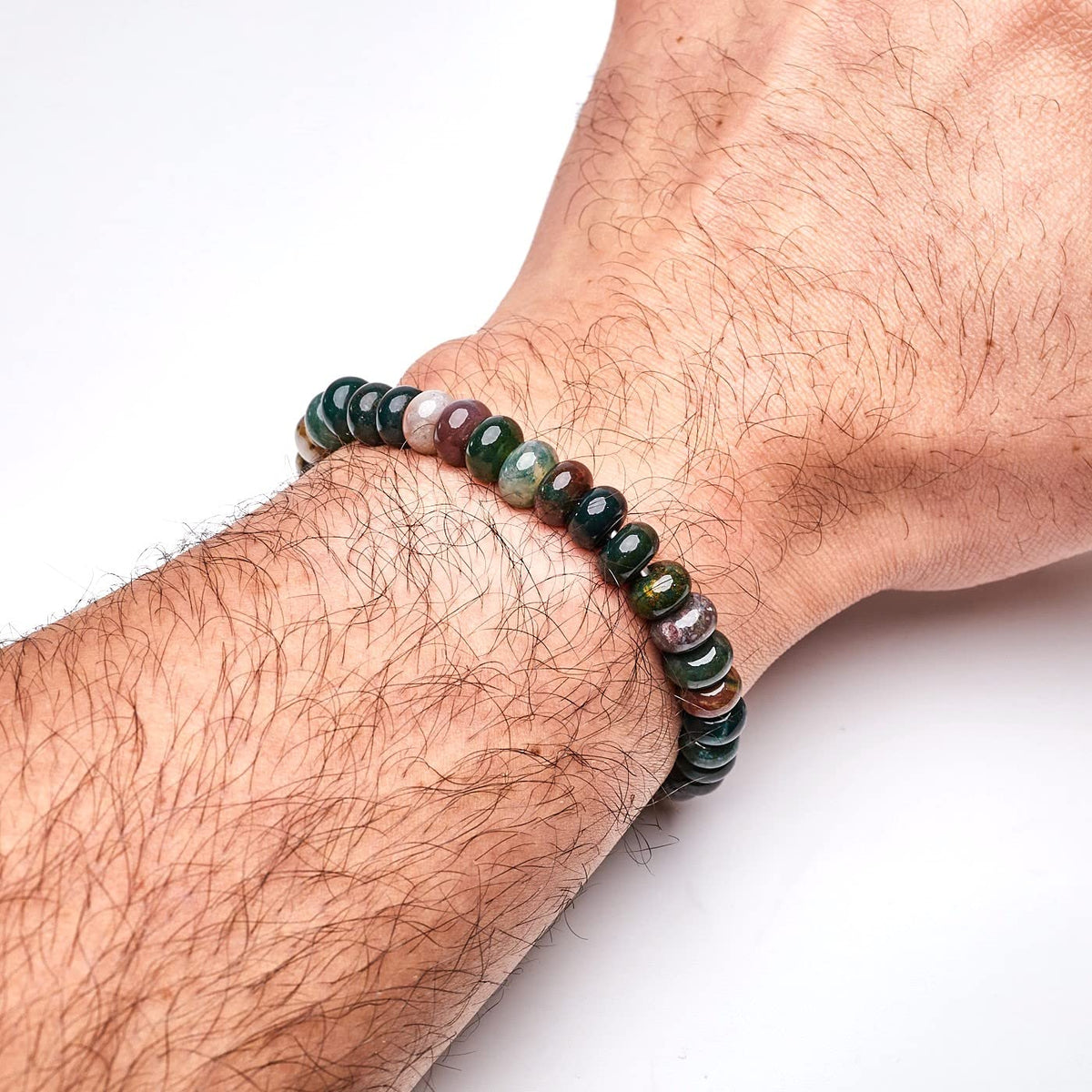 mens beaded bracelet
