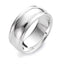 plain 925 silver finger band ring for men