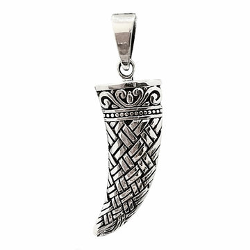 Norse Mythology Wolf Pendant – Authentic Silver Fang necklace