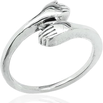 hands hug ring for women girls