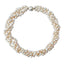 womens three strand white pearl necklace 