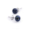 Black Freshwater Pearl Earrings