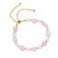 Women's Handmade Natural Rose Quartz Gemstone Bracelet