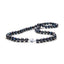 Black pearl necklace women